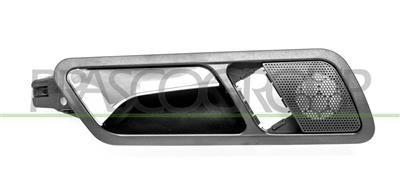 REAR DOOR HANDLE RIGHT-INNER-WITH CHROME LEVER-BLACK HOUSING