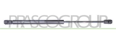 TAILGATE GAS SPRING RIGHT/LEFT - 390 N - L 375 mm - S 150 mm - Ø 18 mm - Ø 8 mm