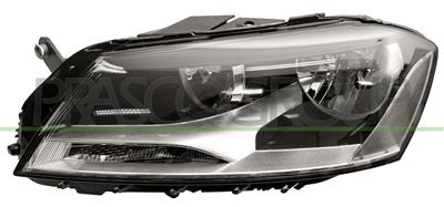 HEADLAMP LEFT H7+H7 ELECTRIC-WITH MOTOR (VALEO TYPE)