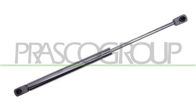VERRIN DE HAYON A GAZ DROIT/GAUCHE - 420 N - L 366 mm - C 229 mm - Ø 18 mm - Ø 8 mm