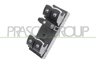 TASTFELD FENSTERHEBER TUER VORNE LINKS-SCHWARZ-4 SCHALTER-10 PINS