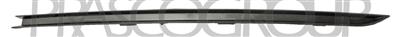 FRONT BUMPER GRILLE MOLDING LEFT-BLACK