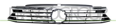 GRILLE CALANDRE-OUVERTE-AVEC MOULURE CHROMEE'