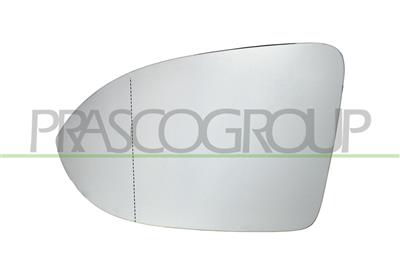 MIRROR GLASS BASE LEFT-HEATED-WITH PROVISION FOR AUTO DIMMING-ASPHERICAL