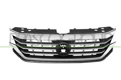 GRILLE CALANDRE NOIRE BRILLANT AVEC MOULURE CHROMEE' MOD. COMFORTLINE/HIGHLINE