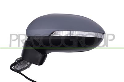 RETROVISORE SINISTRO-ELETTRICO-CON PRIMER-TERMICO-CON FANALE-CON LUCE CORTESIA-CON BLIS-ASFERICO-7 PINS