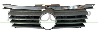 RADIATOR GRILLE-BLACK (ONE PIECE)
