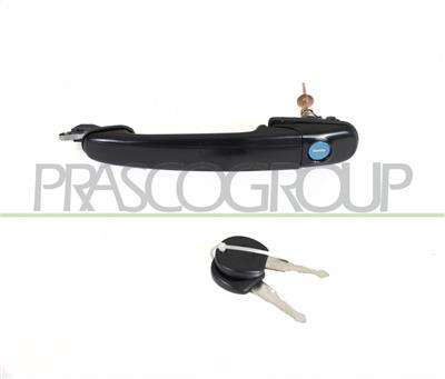 DOOR HANDLE FRONT/REAR-RIGHT/LEFT-OUTER-BLACK