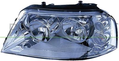 HEADLAMP LEFT H1+H7 ELECTRIC-WITH MOTOR-CHROME