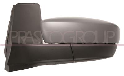 DOOR MIRROR LEFT-ELECTRIC-HEATED-PRIMED-ASPHERICAL-CHROME-8H7P