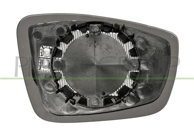 MIRROR GLASS BASE LEFT-HEATED-ASPHERICAL-CHROME