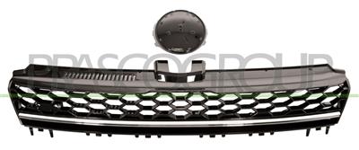RADIATOR GRILLE-BLACK-WITH CHROME MOLDING MOD. GTD