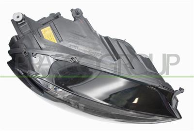 HEADLAMP RIGHT-XENON D3S+H7 ELECTRIC-WITH MOTOR-BLACK-AFS/LED MOD. GTD