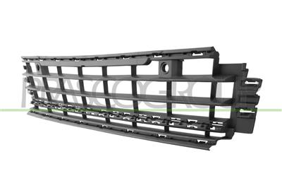 FRONT BUMPER GRILLE-CENTRE-BLACK-WITH PDC+SENSOR HOLDERS