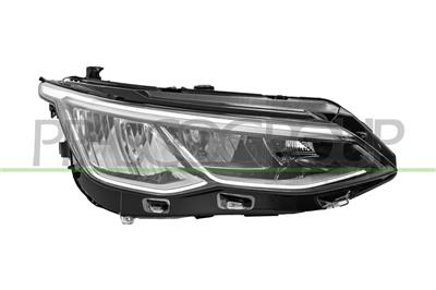 PROIETTORE DESTRO-ELETTRICO-CON MOTORE-NERO-LED-VERSIONE VALEO