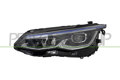 PROIETTORE SINISTRO-ELETTRICO-CON MOTORE-CON BORDO BLU-LED-VERSIONE VALEO MOD. GTD/GTE