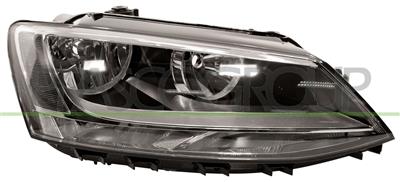 HEADLAMP RIGHT H7+H7 ELECTRIC-WITH MOTOR