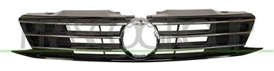 RADIATOR GRILLE-BLACK-GLOSSY-WITH CHROME MOLDING