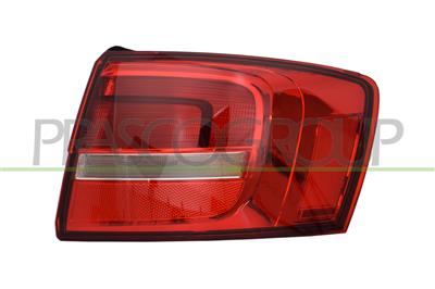 TAIL LAMP LEFT-OUTER-WITHOUT BULB HOLDER-BLACK