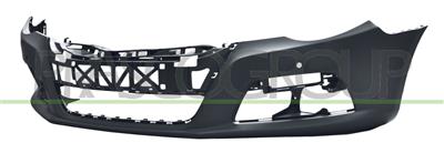 FRONT BUMPER-PRIMED-WITH PDC+SENSOR HOLDERS-WITH HEADLAMP WASHER CUTTING MARKS+PARK ASSIST