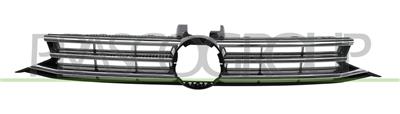 GRIGLIA RADIATORE-NERA-LUCIDA-CON MODANATURA CROMATA MOD. HIGHLINE