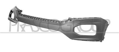 FRONT BUMPER-UPPER-PRIMED-WITH CUTTING MARKS FOR PDC AND PARK ASSIST