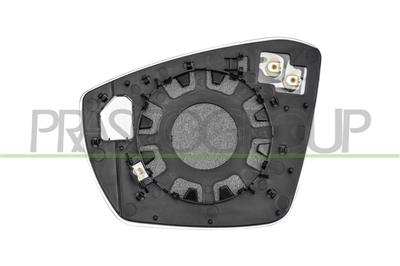 MIRROR GLASS BASE RIGHT-HEATED-CONVEX
