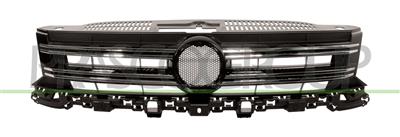 RADIATOR GRILLE-BLACK-GLOSSY-WITH CHROME MOLDING