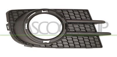 BUMPER GRILLE RIGHT-BLACK-TEXTURED FINISH-WITH FOG LAMP HOLE-WITH FRAME HOLE MOD. SPORT 18°