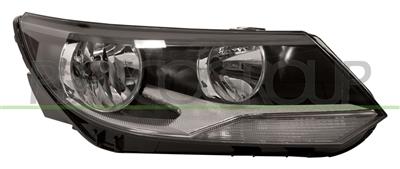 OPTICA DERECHA H7+H15 ELECTRICA-CON MOTOR-CON LUZ DIURNA