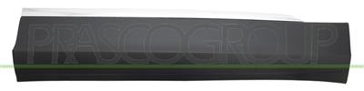 FRONT RIGHT DOOR MOLDING-BLACK-TEXTURED FINISH-WITH CHROME PROFILE HOLES-WITH BI-ADHESIVE