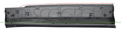 FRONT RIGHT DOOR MOLDING-BLACK-TEXTURED FINISH-WITH CHROME PROFILE HOLES-WITH BI-ADHESIVE