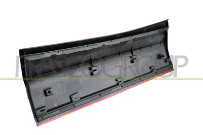 REAR DOOR MOLDING LEFT-WITH BIADHESIVE-BLACK-TEXTURED FINISH