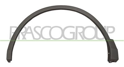 PARAFANGHINO ANTERIORE SINISTRO-NERO-GOFFRATO-CON CLIPS