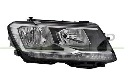 PROIETTORE DESTRO H7+H7-ELETTRICO-CON MOTORE-CON LUCE DIURNA-LED