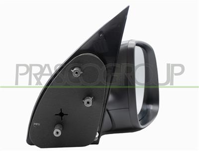 ESPEJO DERECHO-MANUAL-NEGRO-CONVEXO/CROMADO