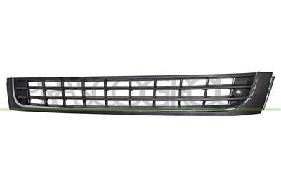 FRONT BUMPER GRILLE-CENTRE-BLACK-TEXTURED FINISH-WITH CHROME MOLDING