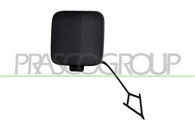 REAR BUMPER TOW HOOK COVER-BLACK-TEXTURED FINISH