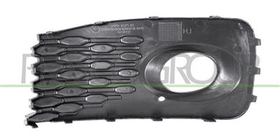 BUMPER GRILLE RIGHT-BLACK-TEXTURED FINISH-WITH FOG LAMP HOLE