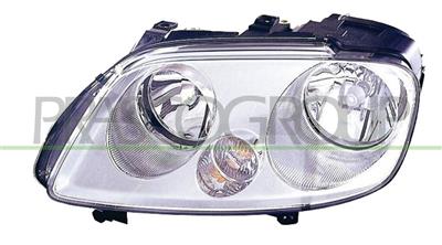 HEADLAMP LEFT H1+H7 ELECTRIC-WITH MOTOR-CHROME MOD. STANDARD