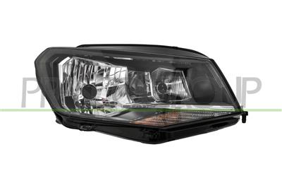 HEADLAMP RIGHT H4 ELECTRIC-WITH MOTOR-BLACK