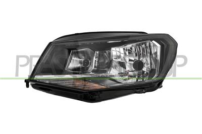 HEADLAMP LEFT H4 ELECTRIC-WITH MOTOR-BLACK