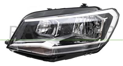 HEADLAMP LEFT H7+H21-ELECTRIC-WITH MOTOR-BLACK