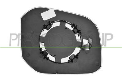 MIRROR GLASS BASE LEFT-ASPHERICAL/CHROME