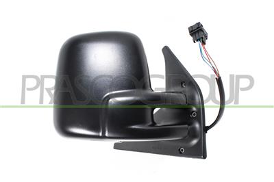 DOOR MIRROR RIGHT-ELECTRIC-BLACK-HEATED-CONVEX-CHROME