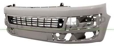 FRONT BUMPER-PRIMED-WITH CUTTING MARKS FOR PDC AND HEADLAMP WASHERS-WITH CENTRE GRILLE