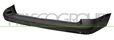 REAR BUMPER-BLACK-WITH CUTTING MARKS FOR PDC