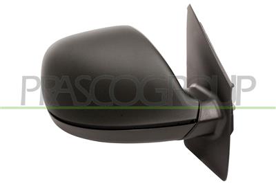 DOOR MIRROR RIGHT-ELECTRIC-BLACK-HEATED-FOLDABLE-CONVEX-CHROME