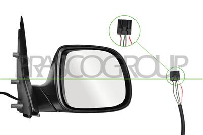RETROVISORE DESTRO-ELETTRICO-NERO-TERMICO-CONVESSO
