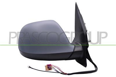 ESPEJO DERECHO ELECTRICO-TERMICO-IMPRIMADO-ABATIBLE-CONVEXO/CROMADO-9 PINES